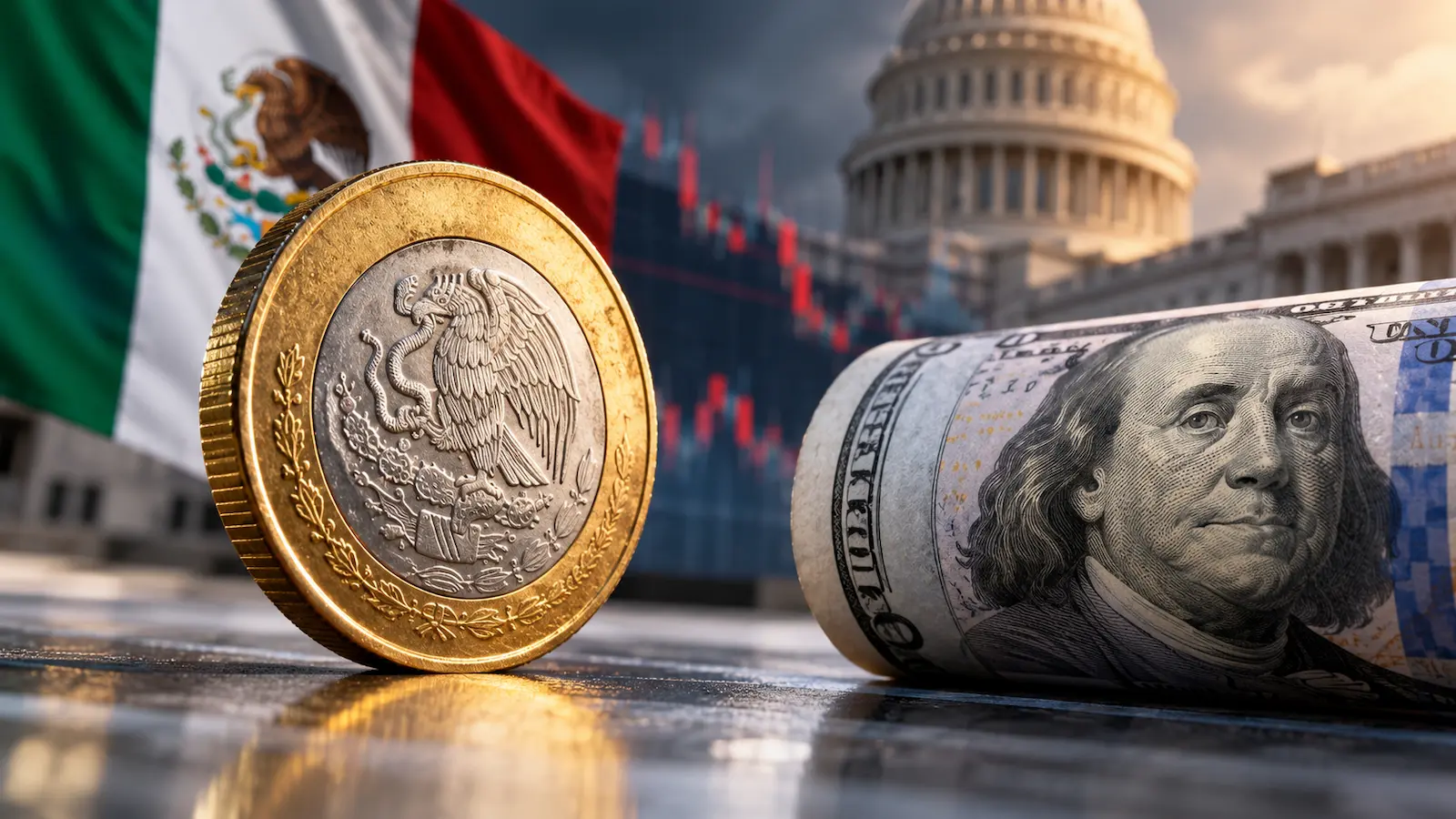 El peso enfrenta un dólar firme mientras los rendimientos del Treasury siguen elevados.