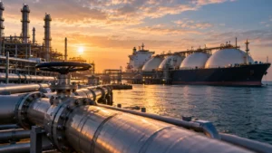 Gas natural Henry Hub baja de 3 dólares pese a fuerte demanda para GNL y clima templado.
