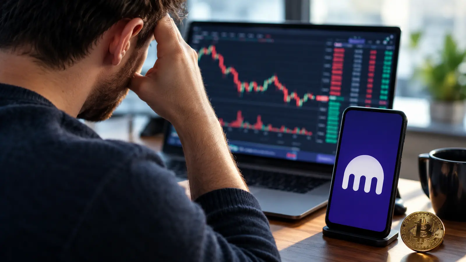 Kraken programó trabajos en su sistema de órdenes con posibles rechazos y retrasos.