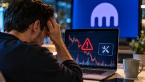 Kraken registró alertas sobre gráficas de futuros y mantenimiento de sus plataformas.
