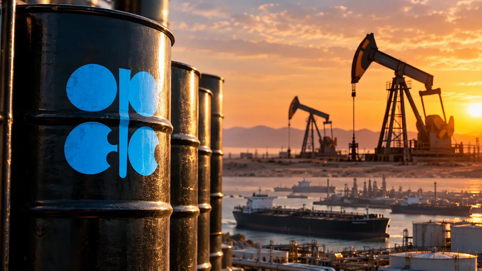 La OPEP+ revisa sus cuotas mientras el mercado mira producción y flujos reales de petróleo.