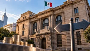 Sede de Banxico con el mercado dividido entre una pausa prolongada y posibles ajustes de tasa.