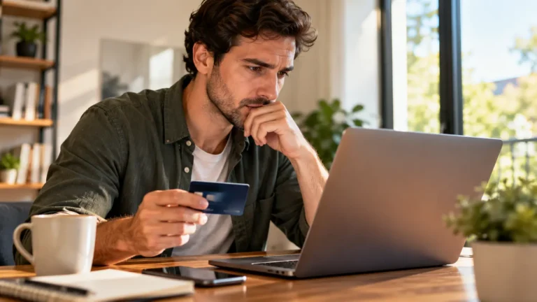 Usuario revisa condiciones de una plataforma antes de depositar